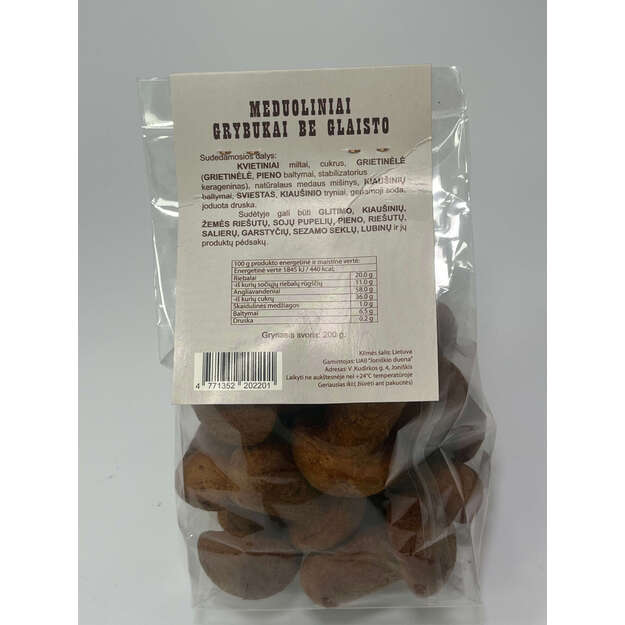 Meduoliniai grybukai be glaisto