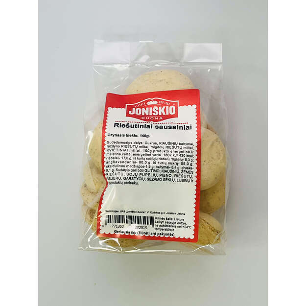 Riesutiniai sausianiai 140g