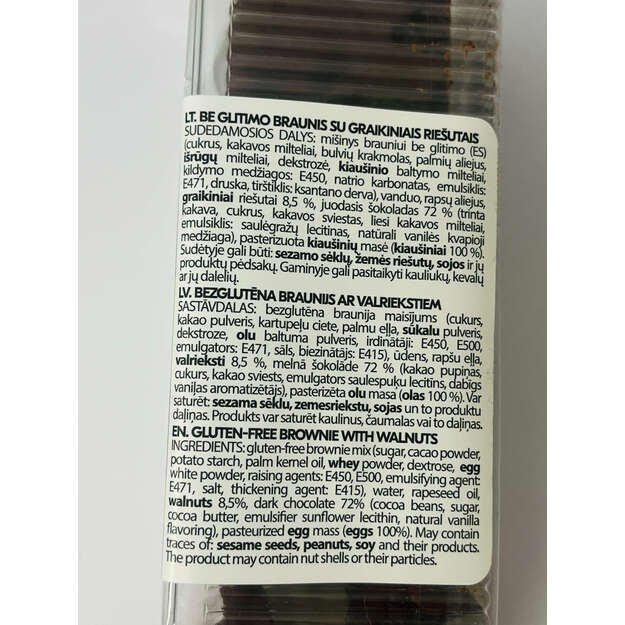 Braunis su graikiniais riešutais 1