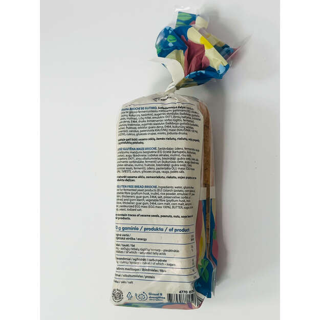 Brioche duona be glitimo 280g 1