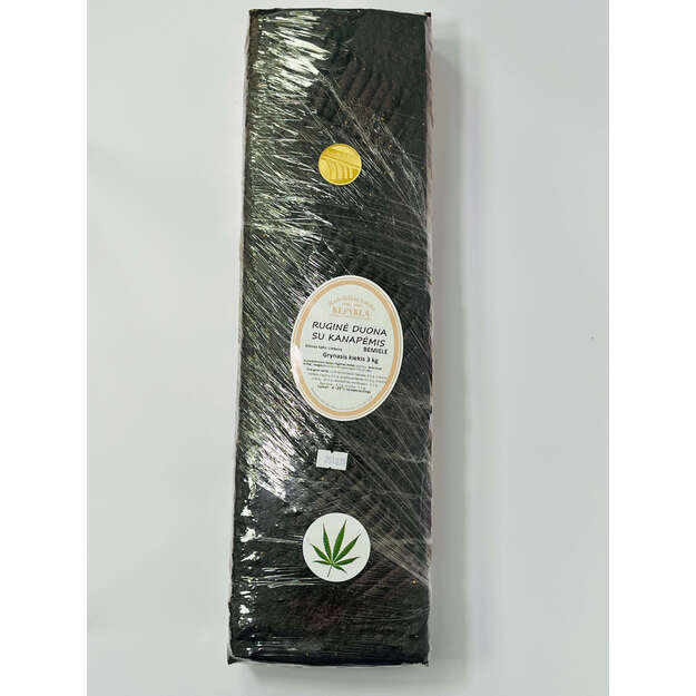 Ruginė duona su  kanapėmis 3kg 1