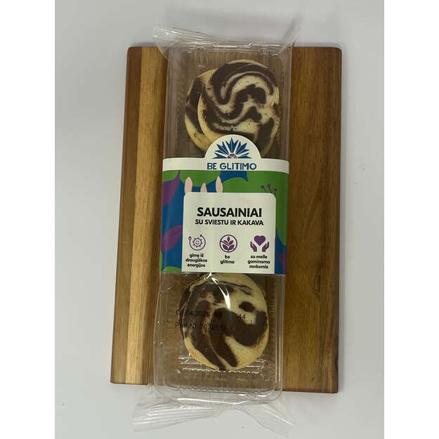 Sausainiai su sviestu ir kakava