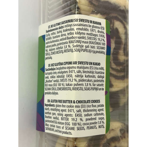 Sausainiai su sviestu ir kakava 1