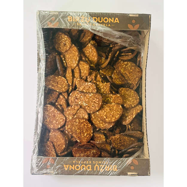 Keptos duonos riekelės su saulėgrąžom ir česnaku 1.5kg 2